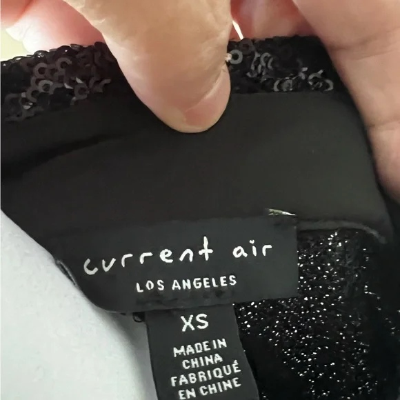 🌟🌟Current Air Black Sequin Women's Top - Picture 4 of 5